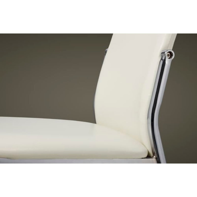 Dining Chairs 6 pcs White Faux Leather Payday Deals
