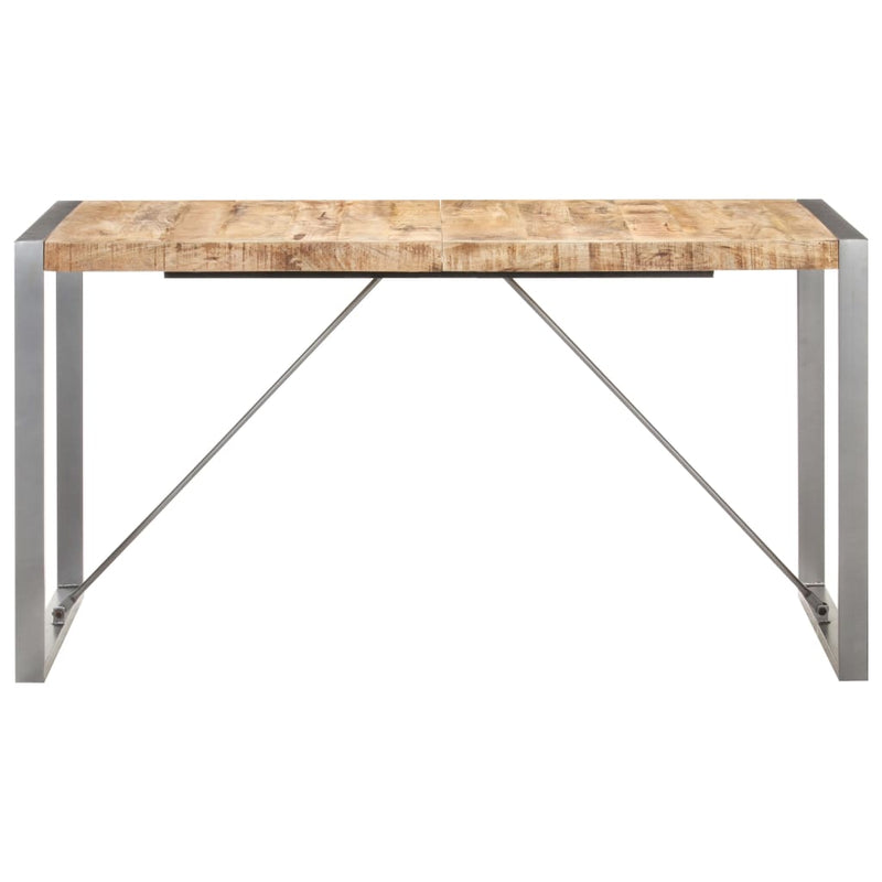 Dining Table 140x70x75 cm Solid Wood Mango Payday Deals