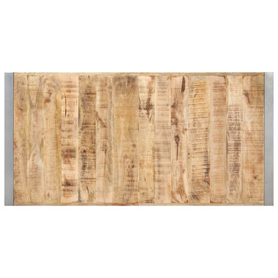 Dining Table 140x70x75 cm Solid Wood Mango Payday Deals
