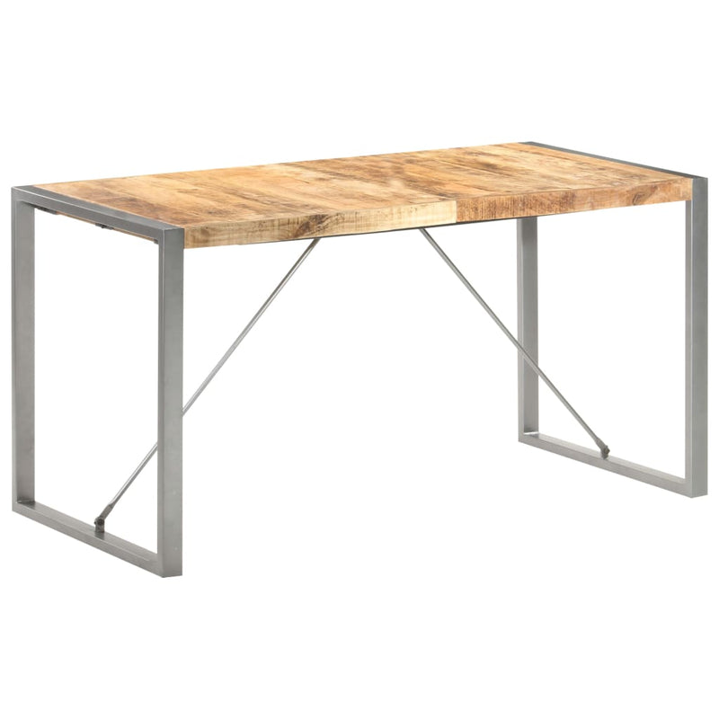 Dining Table 140x70x75 cm Solid Wood Mango Payday Deals