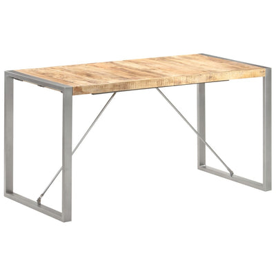 Dining Table 140x70x75 cm Solid Wood Mango Payday Deals