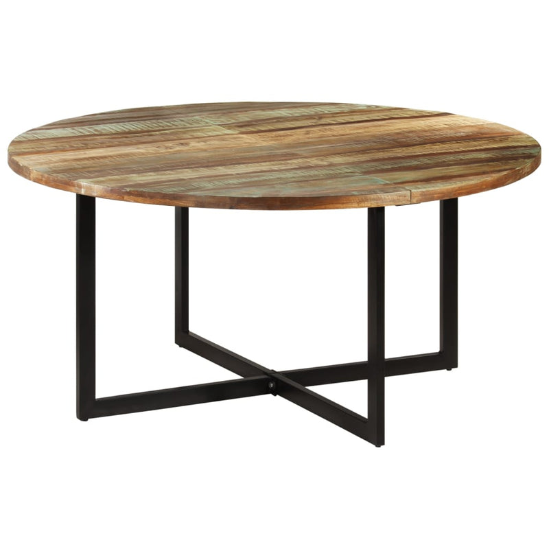 Dining Table 150x75 cm Solid Wood Reclaimed Payday Deals