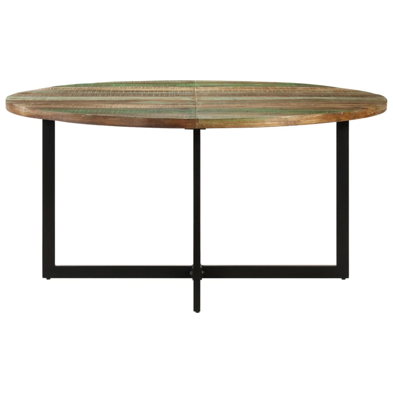 Dining Table 150x75 cm Solid Wood Reclaimed Payday Deals