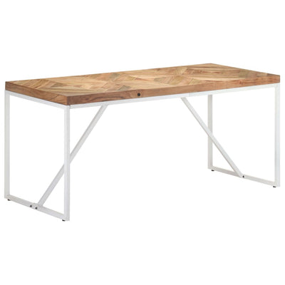 Dining Table 160x70x76 cm Solid Acacia and Mango Wood Payday Deals