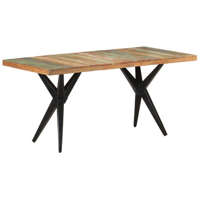 Dining Table 160x80x76 cm Solid Reclaimed Wood Payday Deals