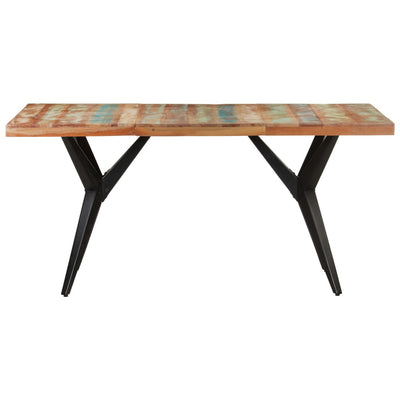 Dining Table 160x80x76 cm Solid Reclaimed Wood Payday Deals