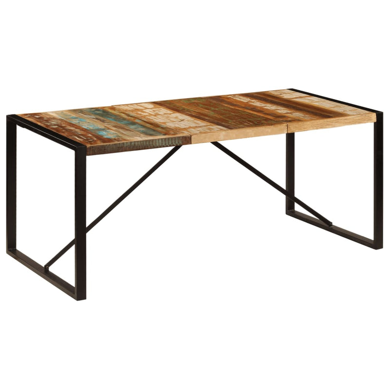 Dining Table 180x90x75 cm Solid Reclaimed Wood Payday Deals