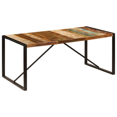 Dining Table 180x90x75 cm Solid Reclaimed Wood Payday Deals