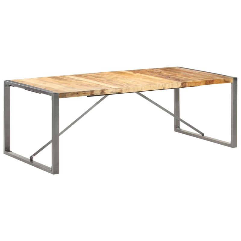 Dining Table 220x100x75 cm Solid Wood Mango Payday Deals