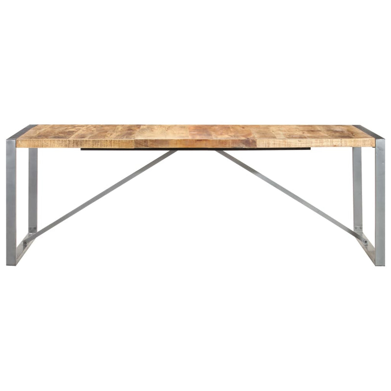 Dining Table 220x100x75 cm Solid Wood Mango Payday Deals