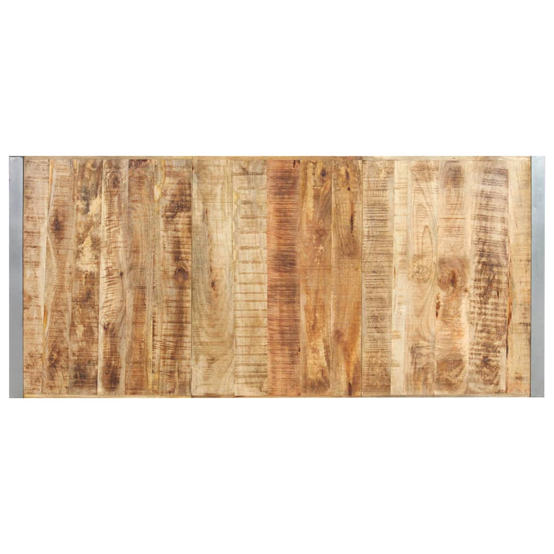 Dining Table 220x100x75 cm Solid Wood Mango Payday Deals