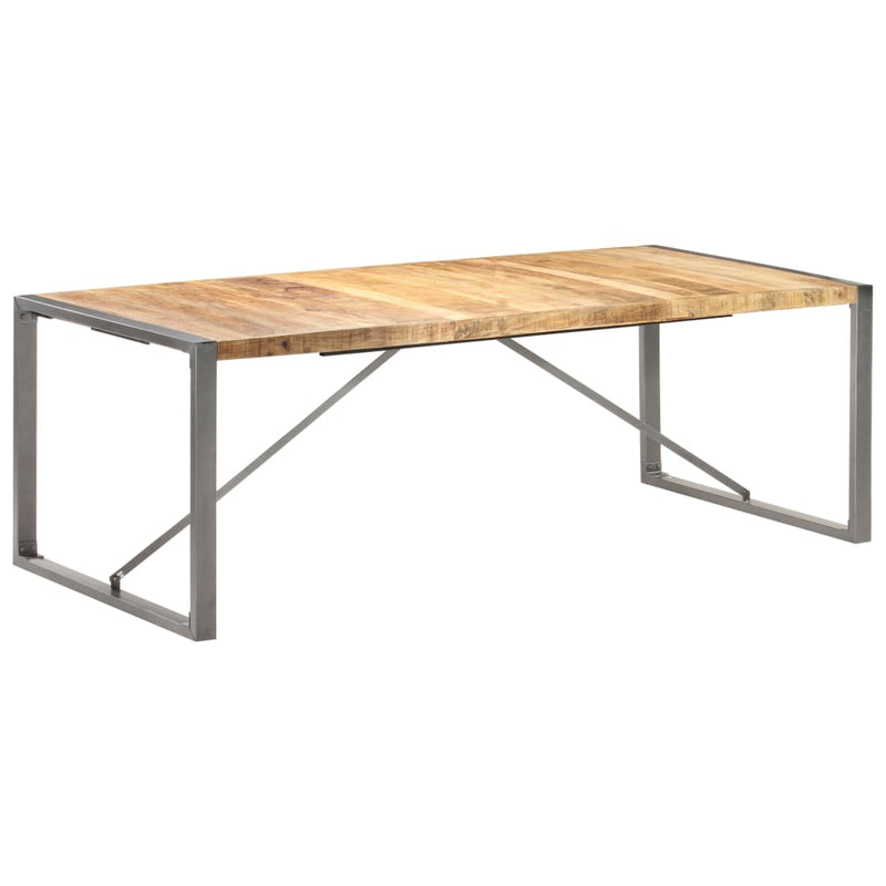 Dining Table 220x100x75 cm Solid Wood Mango Payday Deals