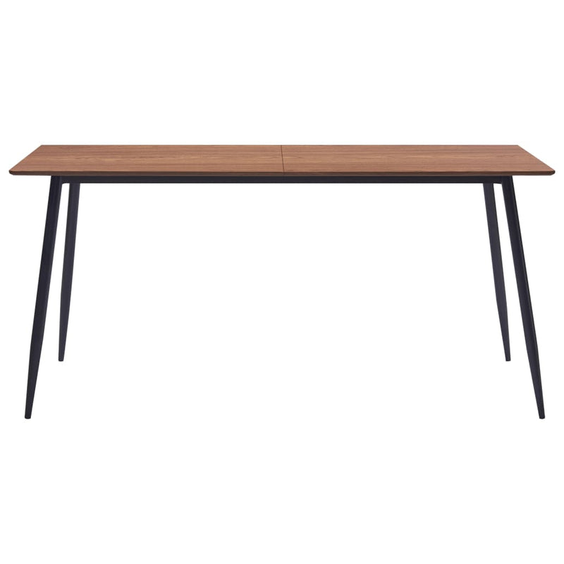 Dining Table Brown 140x70x75 cm MDF Payday Deals