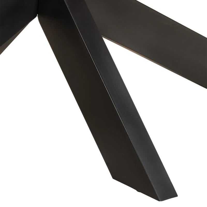 Dining Table Oval 200x100x75 cm Rough Mango Wood Payday Deals