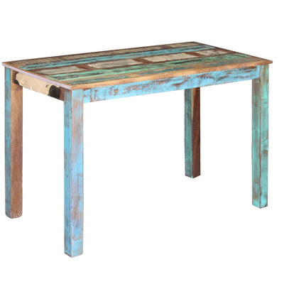 Dining Table Solid Reclaimed Wood 115x60x76 cm Payday Deals