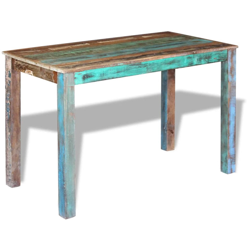 Dining Table Solid Reclaimed Wood 115x60x76 cm Payday Deals