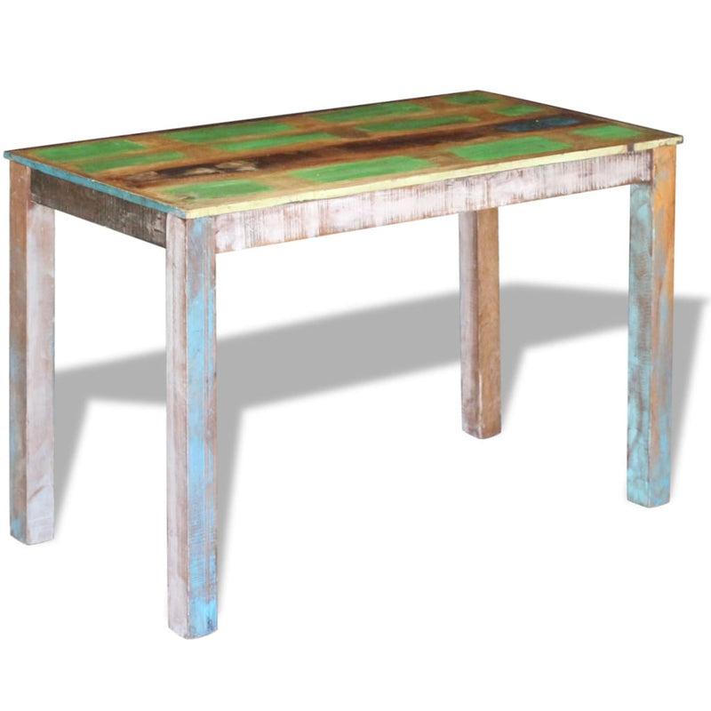 Dining Table Solid Reclaimed Wood 115x60x76 cm Payday Deals