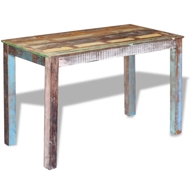 Dining Table Solid Reclaimed Wood 115x60x76 cm Payday Deals