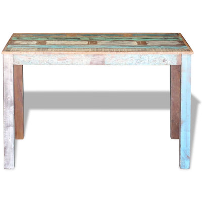 Dining Table Solid Reclaimed Wood 115x60x76 cm Payday Deals