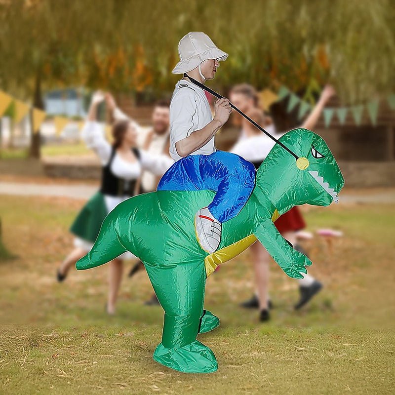 DINO Fancy Dress Inflatable Suit -Fan Operated Costume Payday Deals