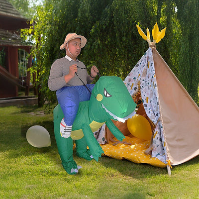 DINO Fancy Dress Inflatable Suit -Fan Operated Costume Payday Deals