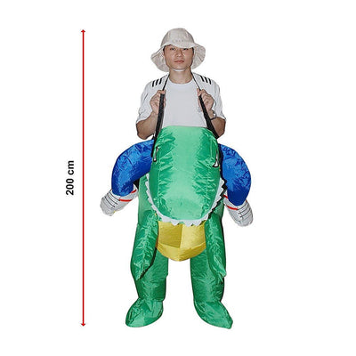 DINO Fancy Dress Inflatable Suit -Fan Operated Costume Payday Deals