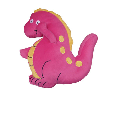 Dinosaur Pink Shaped Kids Filled Cushion