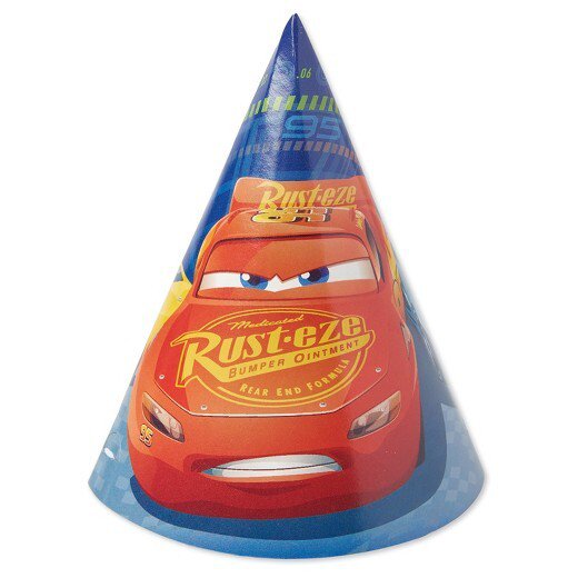 Disney Cars 3 Party Supplies Party Hats 8 Pack Payday Deals