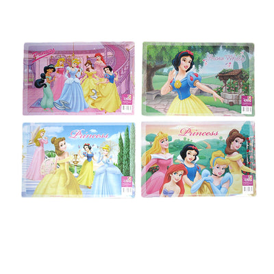 Disney Set of 4 Disney Cartoon Waterproof Placemats Princess Payday Deals