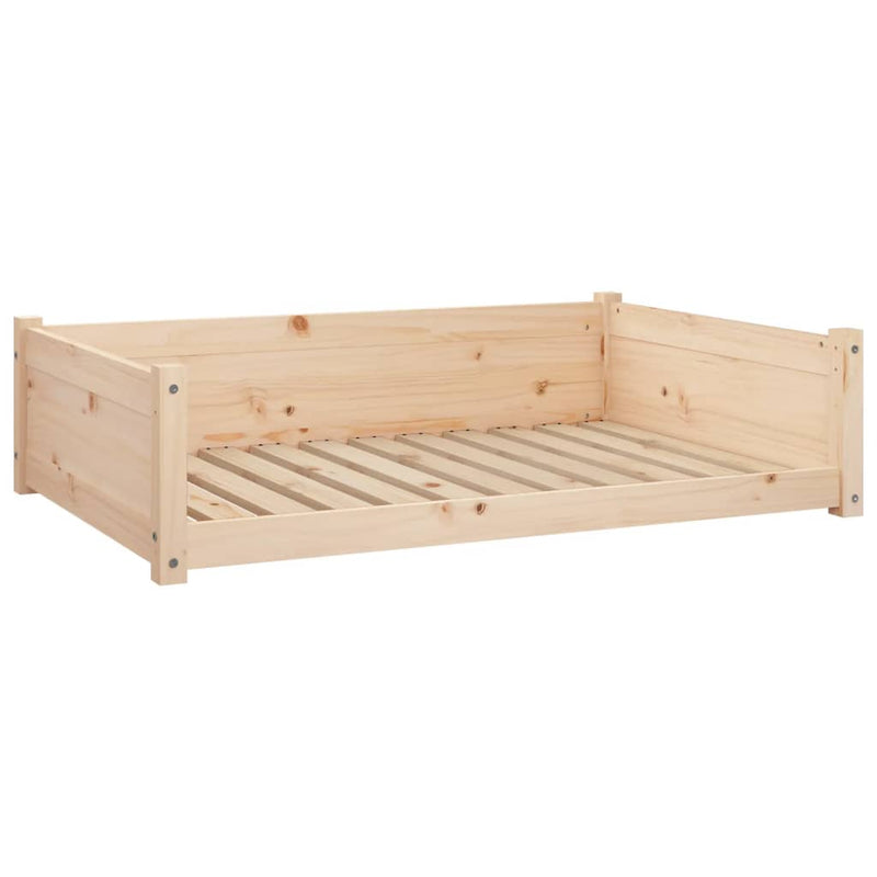 Dog Bed 105.5x75.5x28 cm Solid Pine Wood Payday Deals
