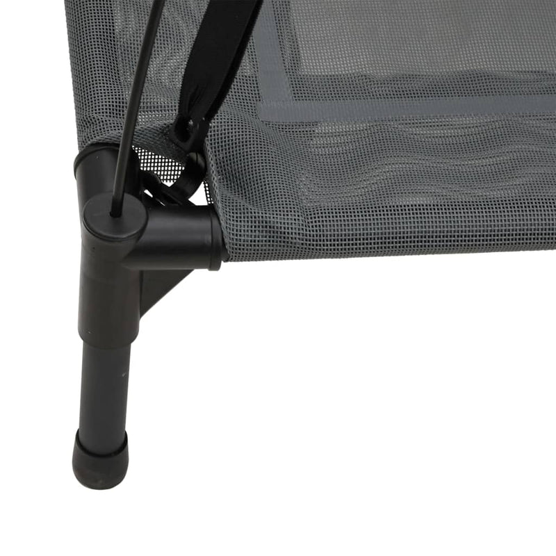 Dog Bed with Canopy Anthracite Oxford Fabric and Steel Payday Deals