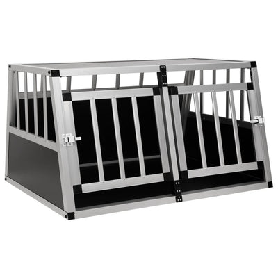 Dog Cage with Double Door 89x69x50 cm Payday Deals