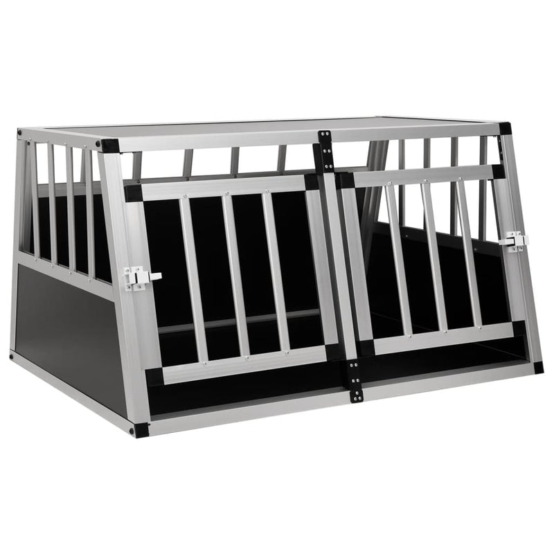 Dog Cage with Double Door 89x69x50 cm Payday Deals
