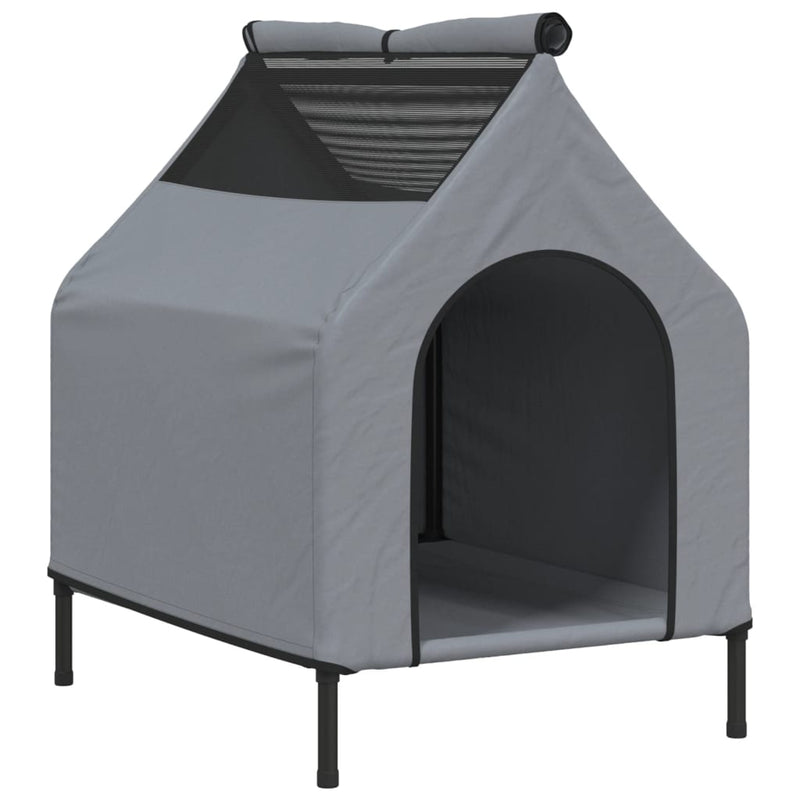 Dog House Anthracite Oxford Fabric and Steel Payday Deals