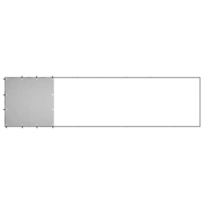 Dog Kennel Black 4.84 m² Steel Payday Deals
