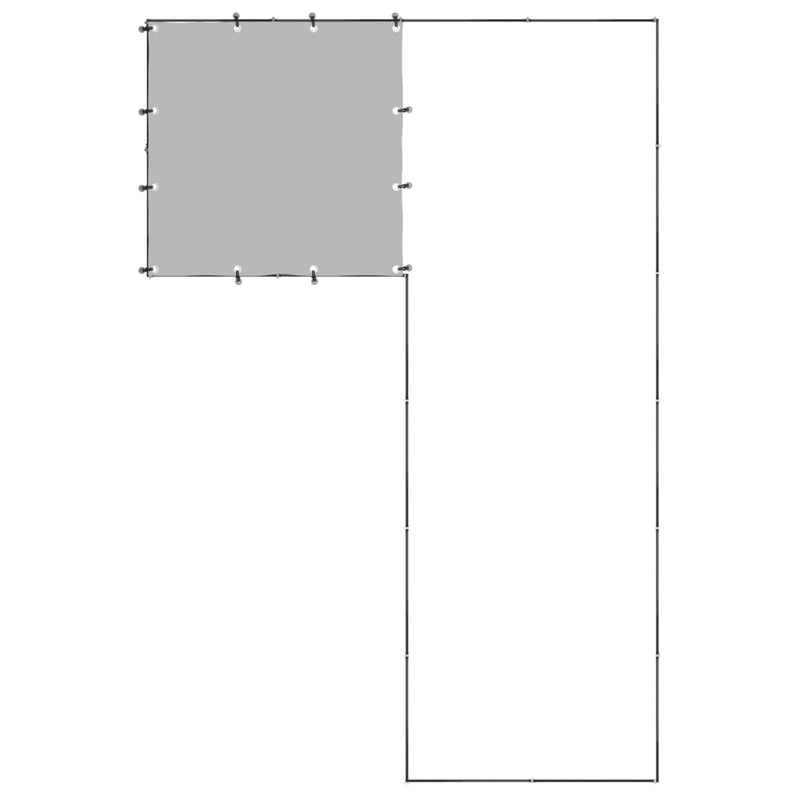 Dog Kennel Black 4.84 m² Steel Payday Deals