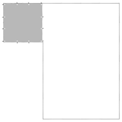 Dog Kennel Silver 8.47 m² Steel Payday Deals