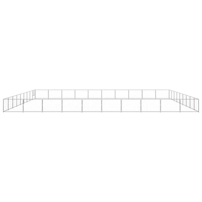 Dog Kennel Silver 90 m² Steel Payday Deals