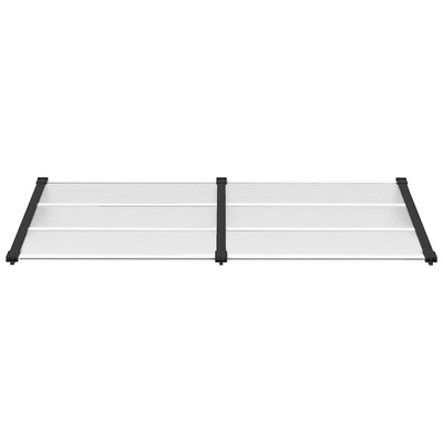 Door Canopy Black and Transparent 199x90 cm Polycarbonate Payday Deals