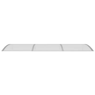 Door Canopy Grey 300x100 cm Polycarbonate Payday Deals