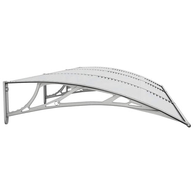 Door Canopy Grey 300x100 cm Polycarbonate Payday Deals