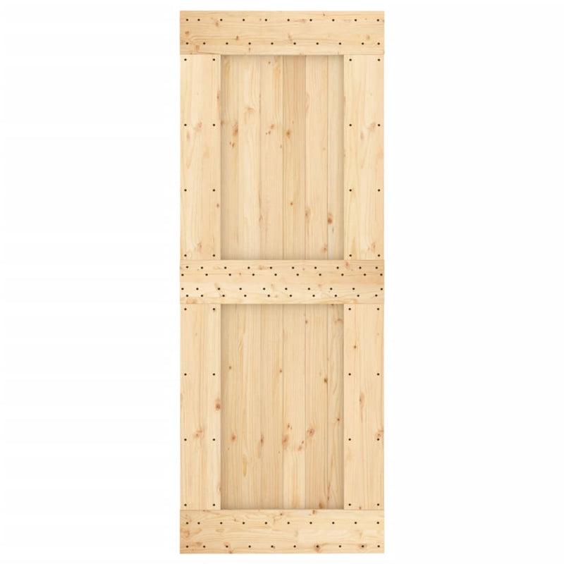 Door NARVIK 80x210 cm Solid Wood Pine Payday Deals