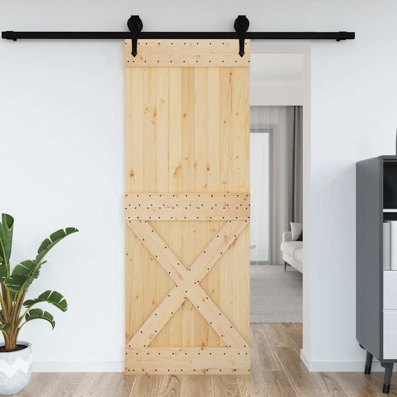 Door NARVIK 85x210 cm Solid Wood Pine Payday Deals