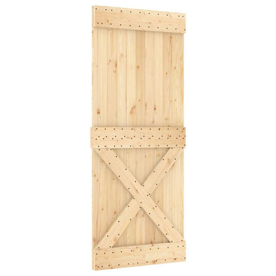 Door NARVIK 85x210 cm Solid Wood Pine Payday Deals