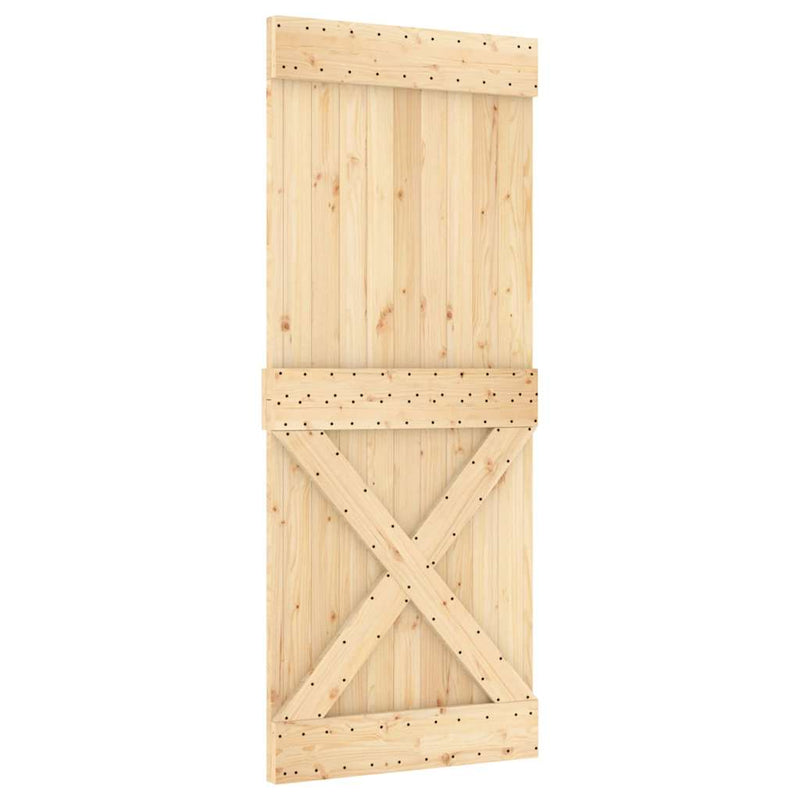 Door NARVIK 85x210 cm Solid Wood Pine Payday Deals