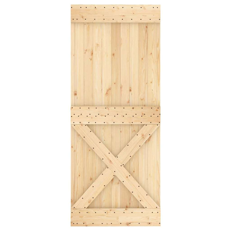Door NARVIK 85x210 cm Solid Wood Pine Payday Deals