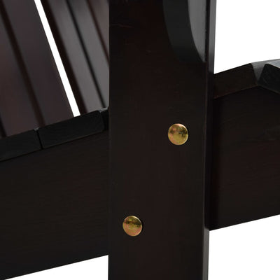Double Adirondack Chair Wood Brown Payday Deals