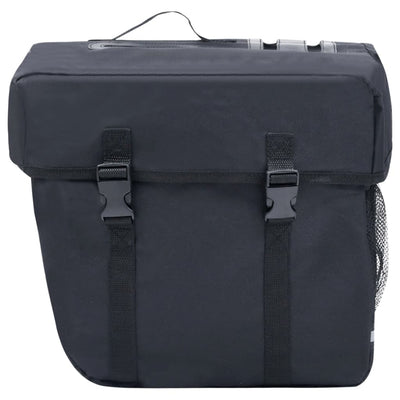 Double Bicycle Bag for Pannier Rack Waterproof 35 L Black Payday Deals