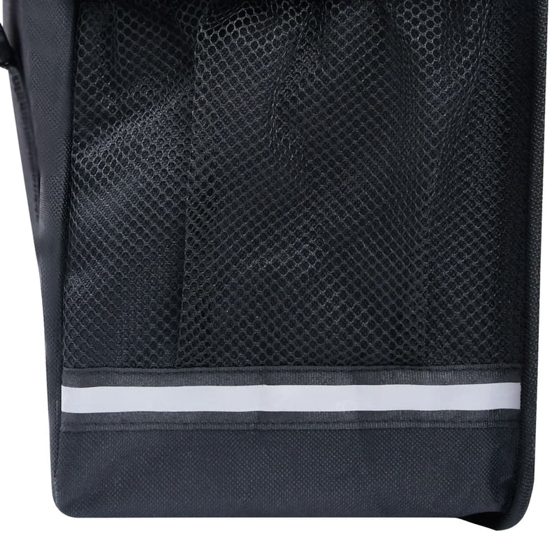 Double Bicycle Bag for Pannier Rack Waterproof 35 L Black Payday Deals