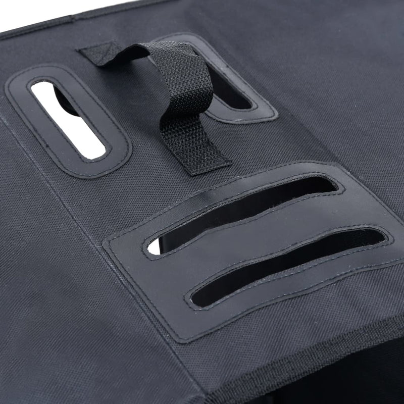 Double Bicycle Bag for Pannier Rack Waterproof 35 L Black Payday Deals